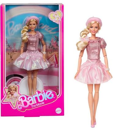 Barbie Movie Pink Doll With Beret