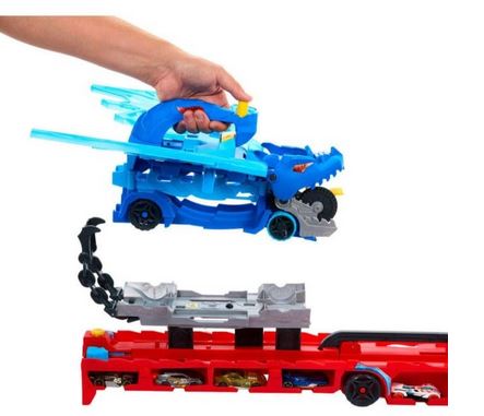 Hot Wheels City Ultimate Dual Dragon  Transporter