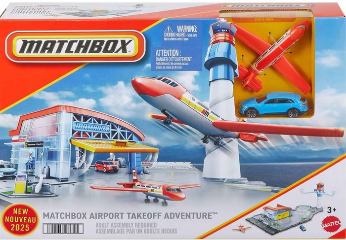 Matchbox Municipal Airport Playset With Plane