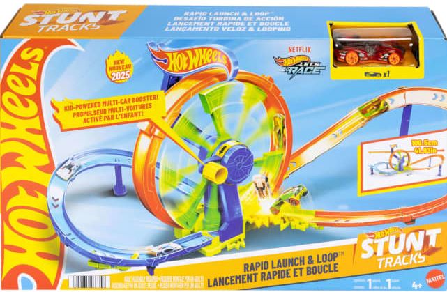Hot Wheels Action  Launch & Loop Turbine Playset