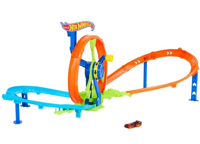 Hot Wheels Action  Launch & Loop Turbine Playset