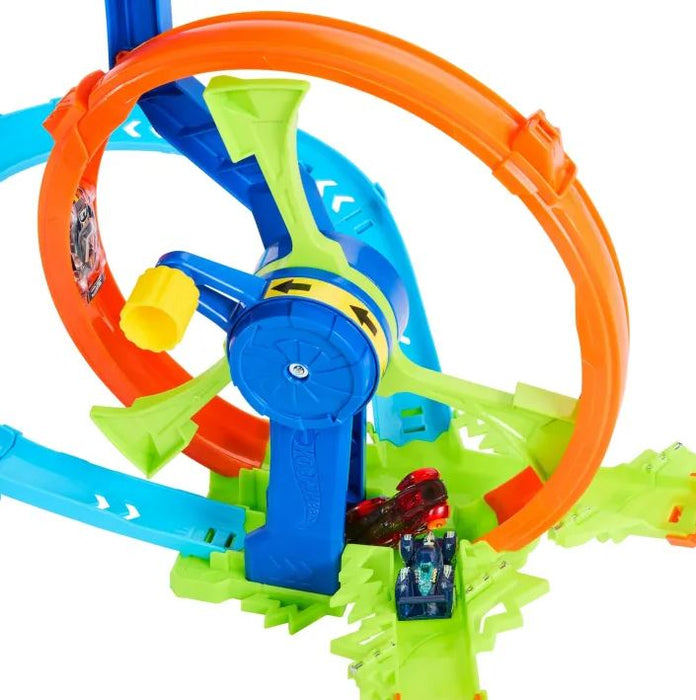 Hot Wheels Action  Launch & Loop Turbine Playset