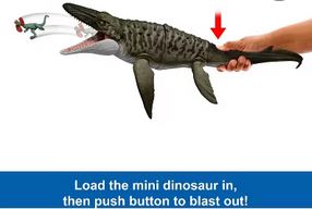Jurassic World Mosasaurus Rebirth Bite N Blast  Dinousaur