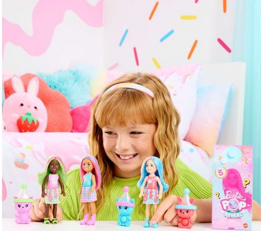 Barbie Chelse Pop Reveal Doll With 5 Surprises
