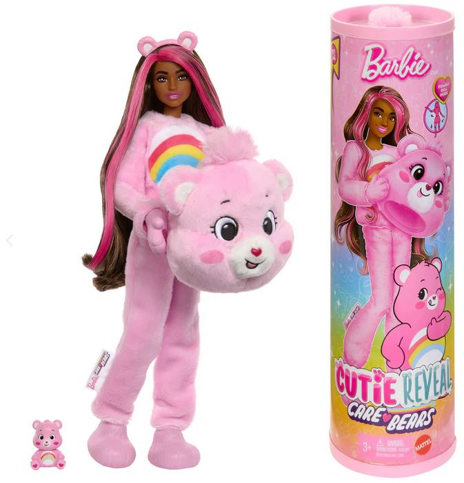 Barbie Cutie Reveal Care Bears Pink