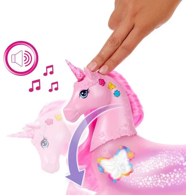 Barbie Fantasy Feature Unicorn With Lights And Sounds