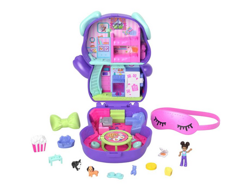 Poly Pocket World Core Compact - Sleepover Puppy