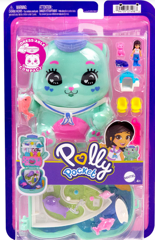 Polly Pocket World Core Compact -  Set Sail Kitty