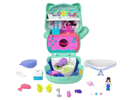 Polly Pocket World Core Compact -  Set Sail Kitty
