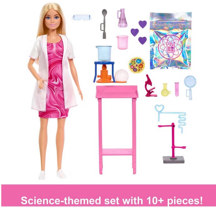 Barbie 65th Deluxe Scientist  Doll With Accessories