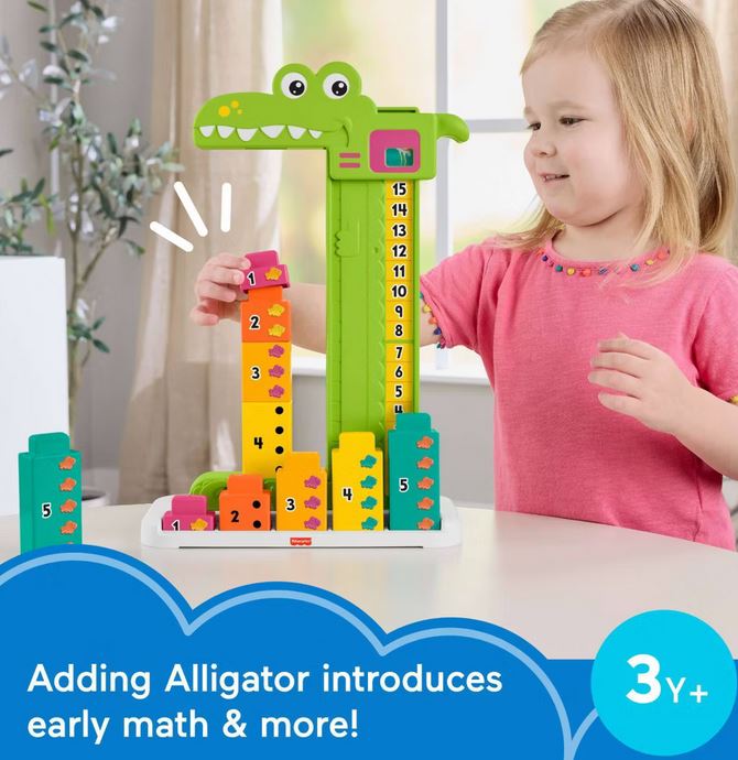Fisher-price Count And Stack Alligator