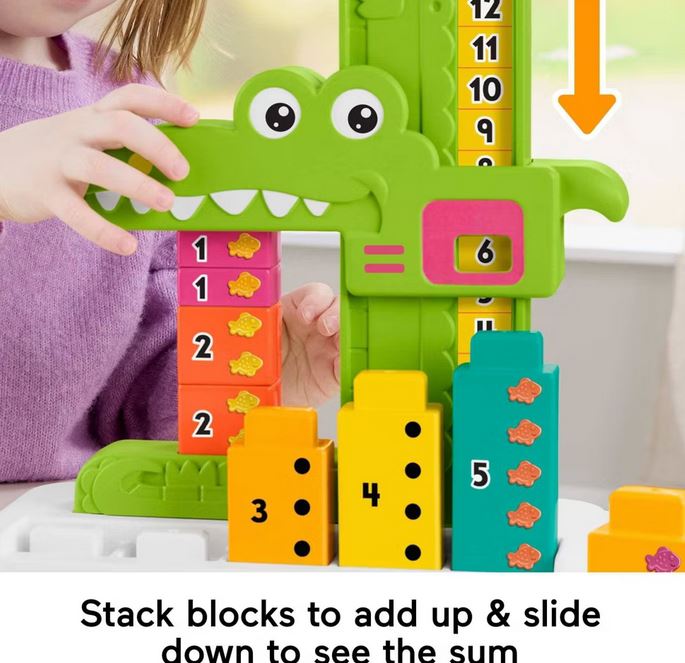 Fisher-price Count And Stack Alligator