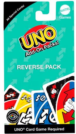 Uno Add-on Reverse Cards Expansion Packs
