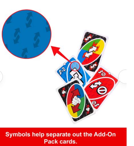 Uno Add-on Reverse Cards Expansion Packs