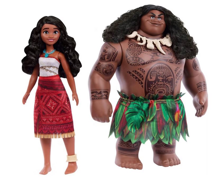 Disney Moana 2 Doll And Maui Voyager With Accessories Set