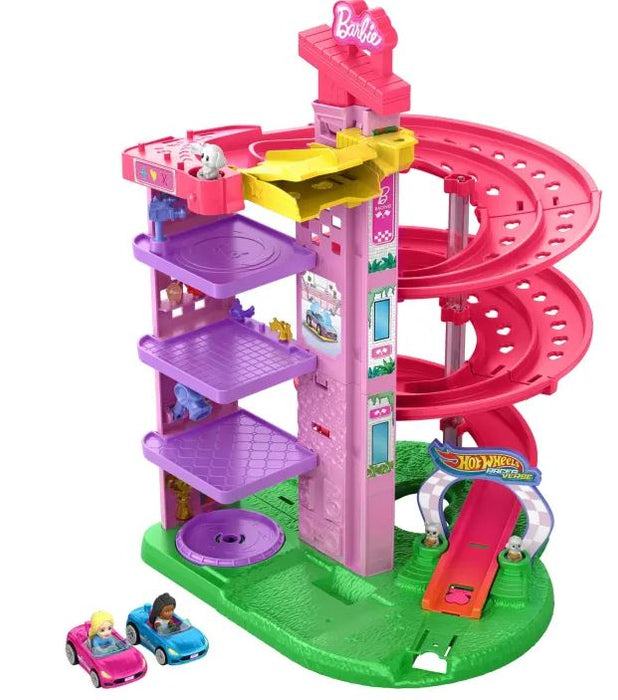 Barbie Hot Wheels Race Verse Spiral Tower Playset