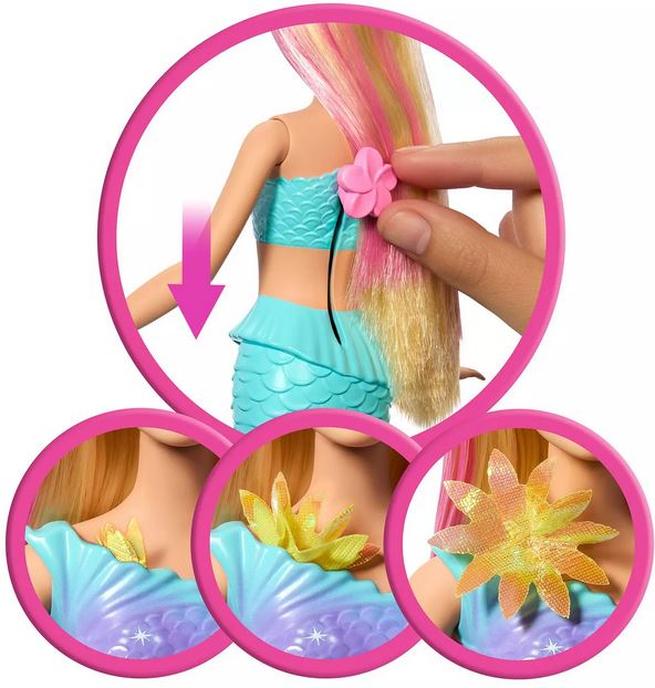 Barbie Flower Magic Mermaid Doll