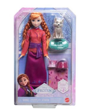 Disney Frozen Anna Doll Animals Of Arendelle With Baby Wolf