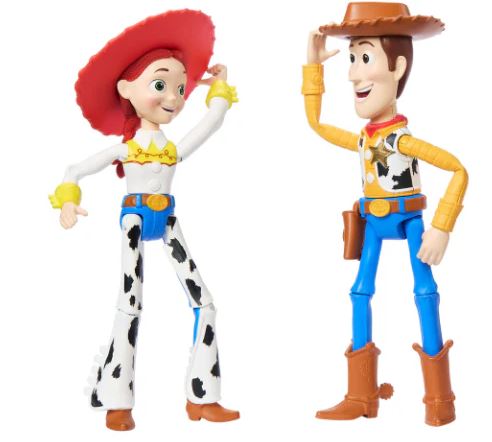 Disney Pixar Woody & Jessie Roundup Figure Set