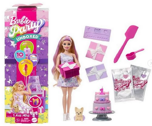 Barbie Surprise Blonde Doll Unboxed Colour Change Set