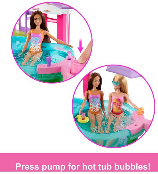 Barbie Dream Pool And Spa  With Slide 