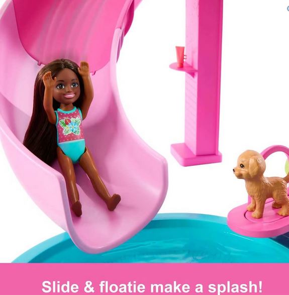 Barbie Dream Pool And Spa  With Slide 