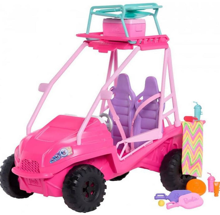 Barbie Ultimate Beach Buggy Vehicle With Accessories (dolls Not Included)