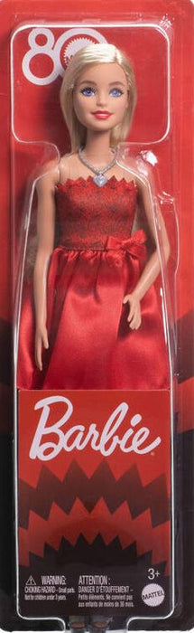 Barbie 80th Anniversary Ruby Red Doll