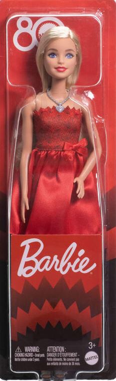 Barbie 80th Anniversary Ruby Red Doll