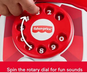 Fisher Price Chatter Telephone (red) Mattel 80th Anniversay