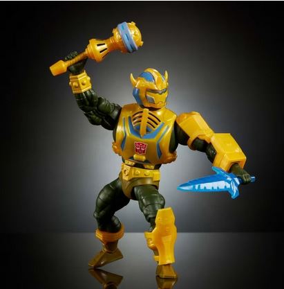 Master Of The Universe X Transformers Bumblebee Amour Man At Arms