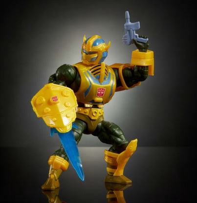 Master Of The Universe X Transformers Bumblebee Amour Man At Arms