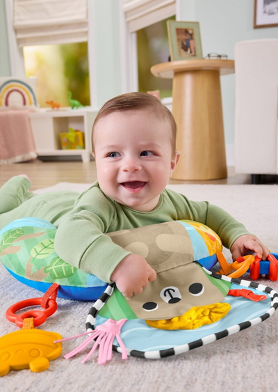 Fisher-price Tummy Time Sensory Play Mat Ages:birth+