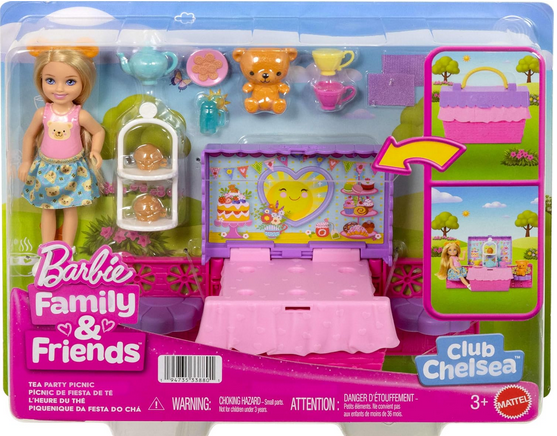 Barbie Family & Friends Chelsea Tea Party Picnic Set