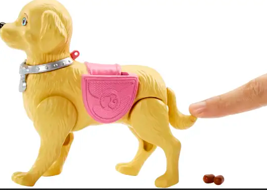 Barbie Walk & Potty Puppy Malibu Playset
