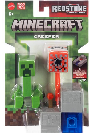 Minecraft Redstone Creeper Figure