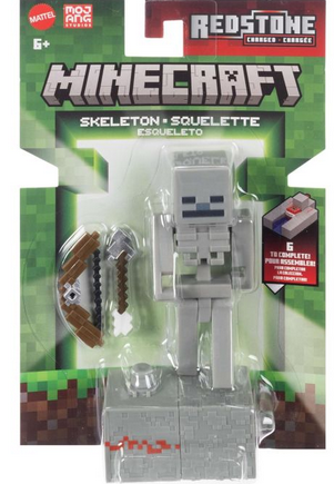 Minecraft Redstone Skeleton Figure