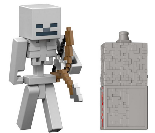 Minecraft Redstone Skeleton Figure