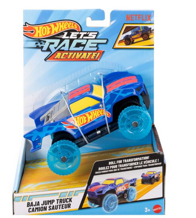 Hotwheels Lets Race Activate! Baja Jump Truck Camion Sauteur 