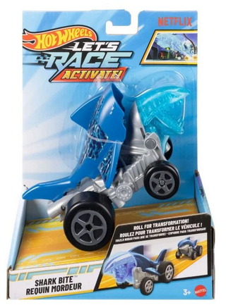 Hotwheels Lets Race Activate! Shark Bite Requin Mordeur Car