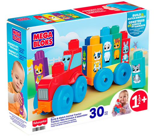 Megabloks Build & Match Animal Tractor