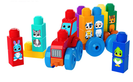 Megabloks Build & Match Animal Tractor