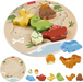 Fisher-price Wooden 2 In 1 Dino Puzzle