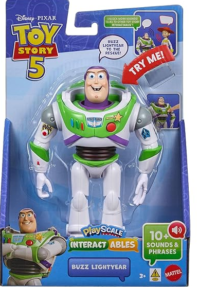 Toy Story 5 Buzz Lightyear Interactables With 10+ Sounds & Phrases