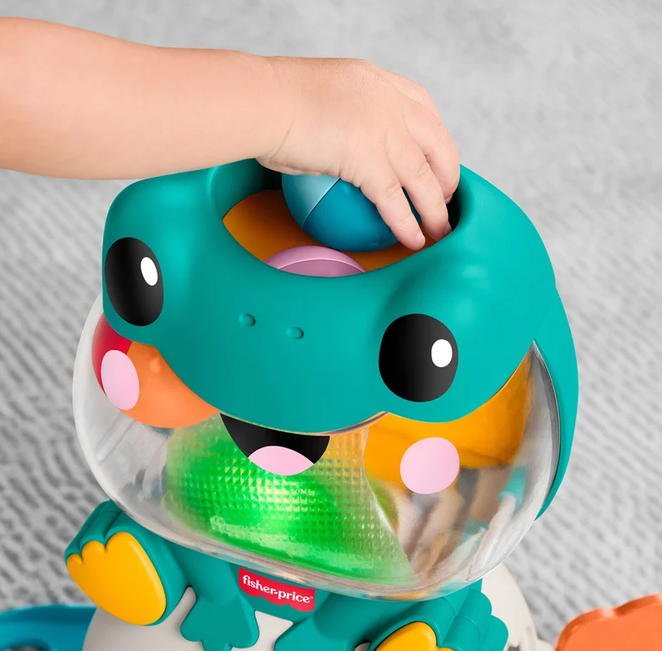 Fisher-price Light Up And Roll Frog Ages:6m+