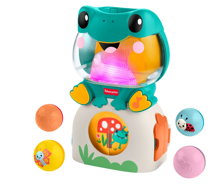 Fisher-price Light Up And Roll Frog Ages:6m+