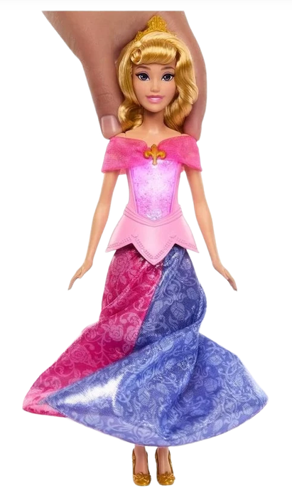 Disney Princess Transformation Doll - Aurora Pink To Blue Dress