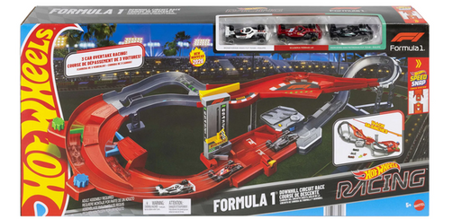Hot Wheels F1 Downhill Circuit Race Playset
