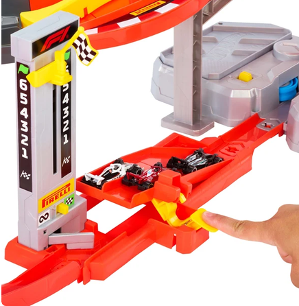 Hot Wheels F1 Downhill Circuit Race Playset