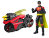 Dc Comics 6 Inch Robin Figure & Small Vehicle